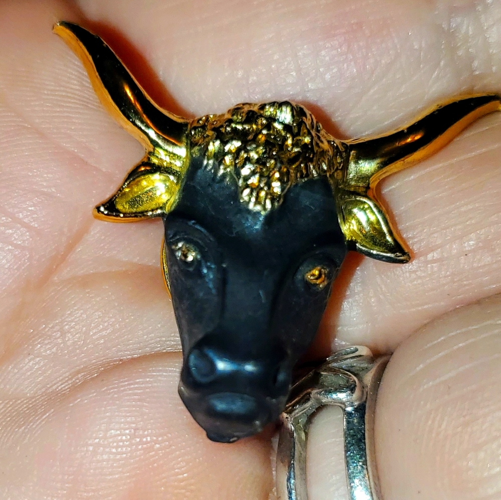 Gold Bull Pendant